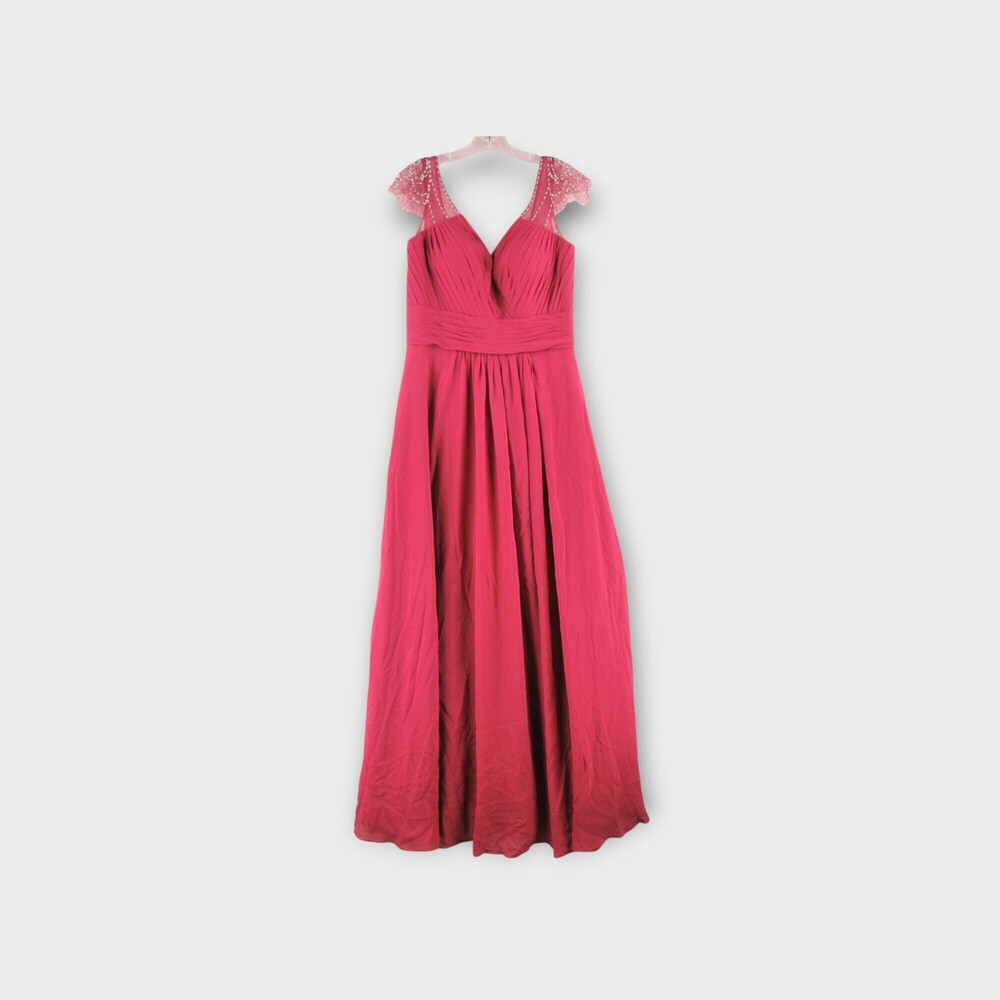 JJ's House V-Neck A-Line Gown Size 14 elevated timeless luxe